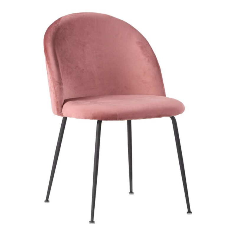 House Nordic Geneve samettituoli roosa
