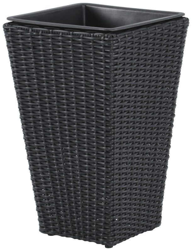 Kartio polyrottinki kukkaruukku 50 cm musta