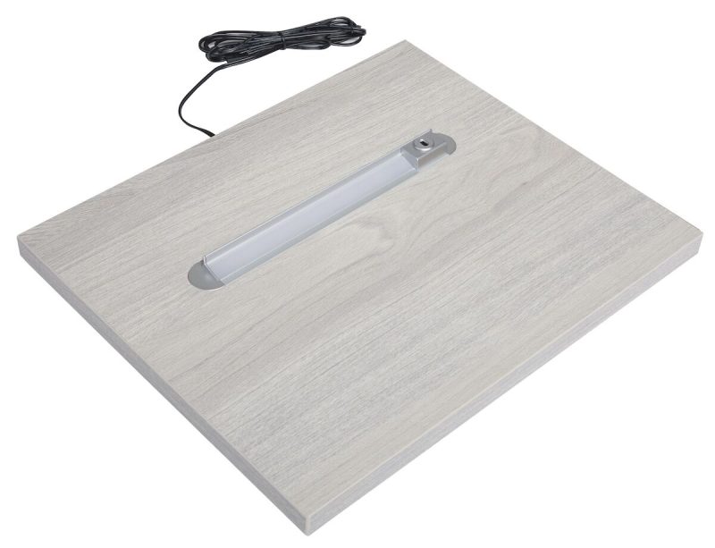 Black sängynpäädyn hyllypari valoilla