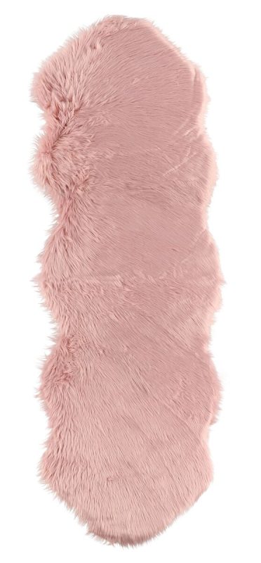 4living keinotekoinen lampaantalja 60x180 cm roosa