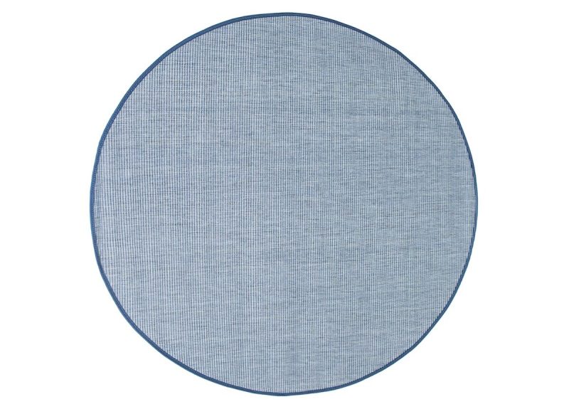 K/M Elite matto 240 cm pyöreä sininen sisä- ja ulkokäyttöön