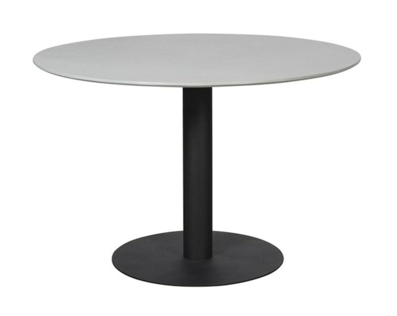 Envy Hector puutarhapöytä Ø110 cm musta/harmaa