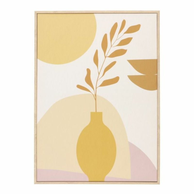 4Living Keltainen pullo taulu 50x70 cm