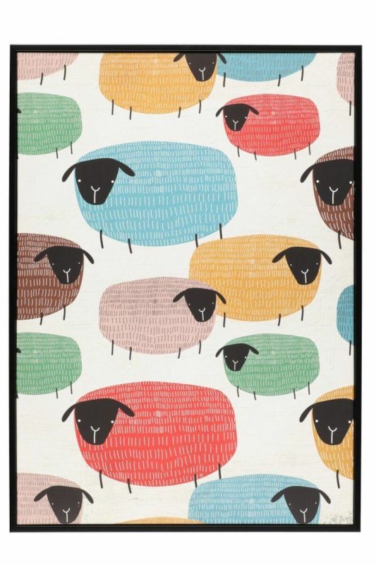 4Living Lampaat taulu 50x70 cm monivärinen