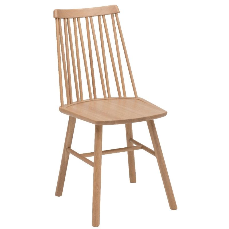 Hans K ZigZag tuoli saarni valkolakattu