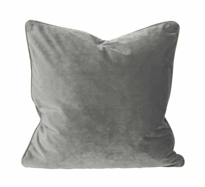 Svanefors Elise samettityynynpäällinen 45x45 cm vaaleanharmaa