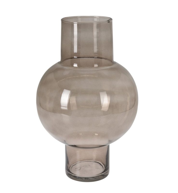 Aatto lasimaljakko Ø25 cm taupe