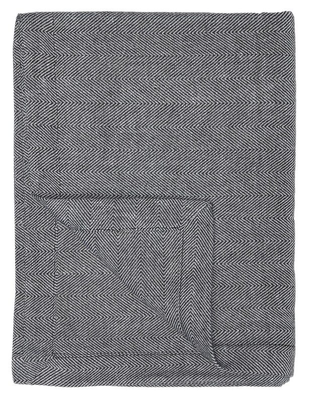Anno Havu laudeliina 50x150 cm musta/valkoinen