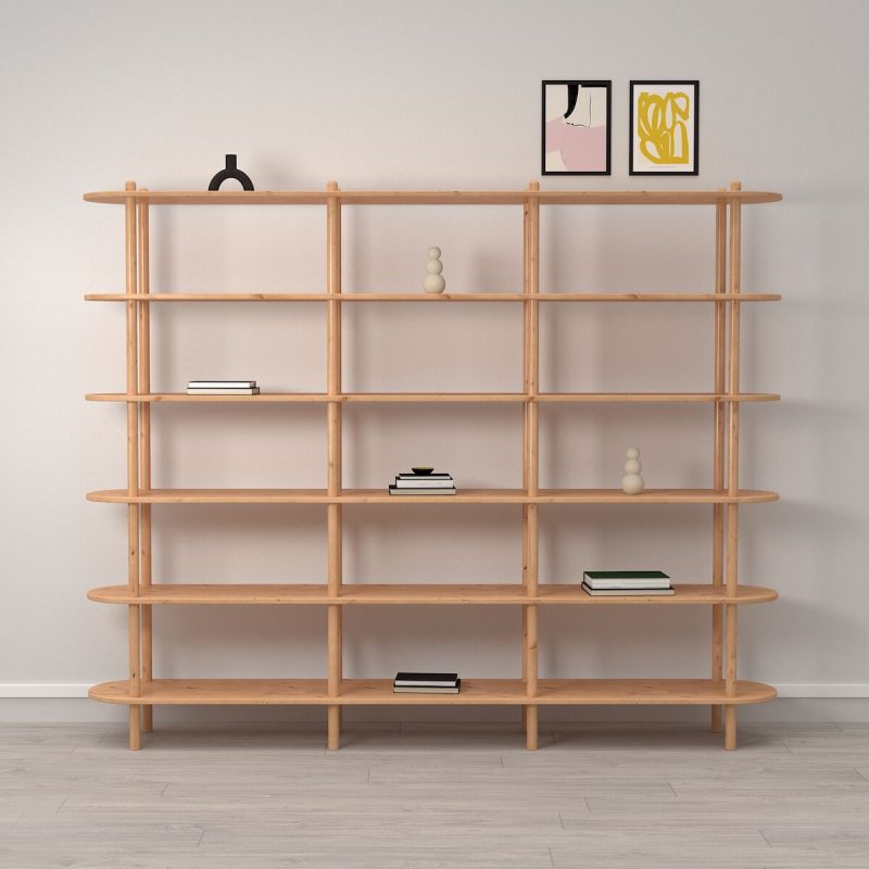 Askel avohylly 230x35x185 cm hiekka