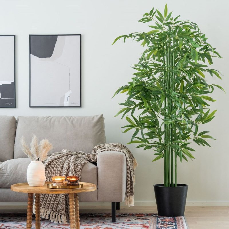 Bambu tekokasvi 180 cm vihreä