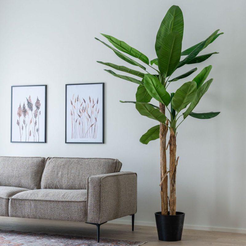 Banaanipuu tekokasvi 210 cm vihreä