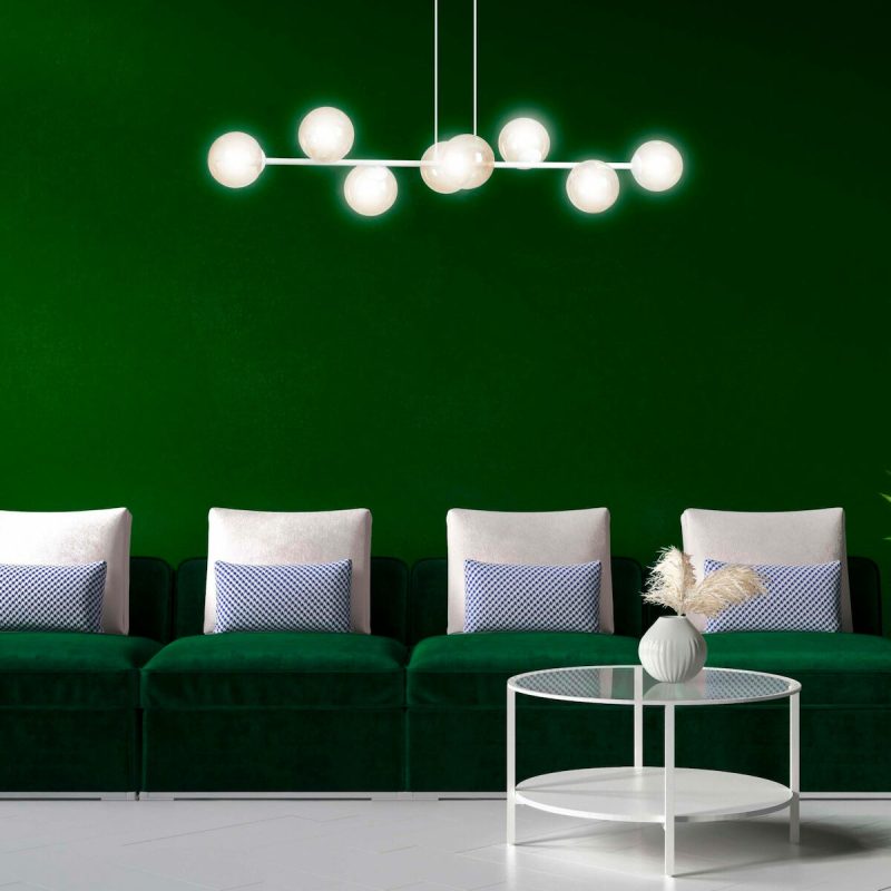 Emibig Rossi riippuvalaisin 8-osainen valkoinen/hunaja