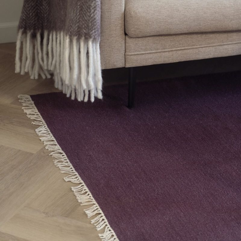 Fanni K Malla villamatto 160x230 cm luumu