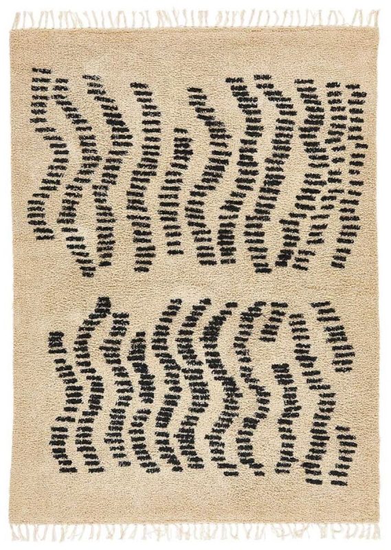 Finarte Dyyni puuvillamatto 80x200 cm beige