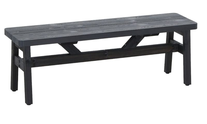 Kalho penkki 125x34 cm musta