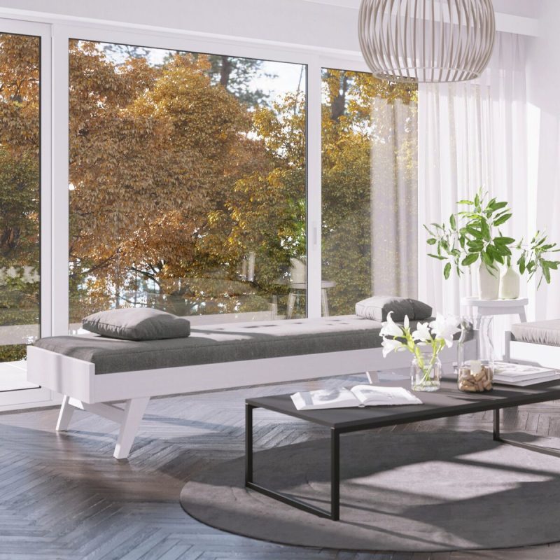 Notte vuodesohvan runko ilman käsinojia 190x75/140