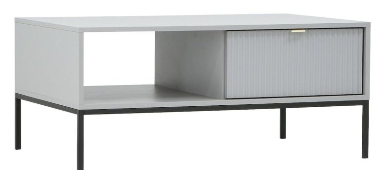 Latte sohvapöytä 104x68 cm harmaa