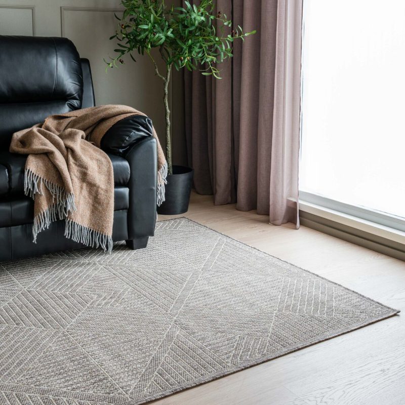 Lauha matto 140x200 cm vaaleanruskea