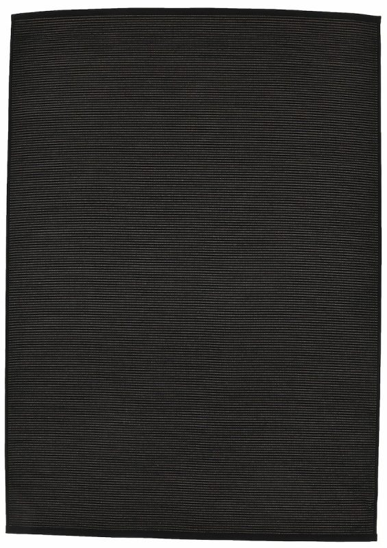 Tuulia puuvilla/paperinarumatto 140x200 cm musta/valkoinen