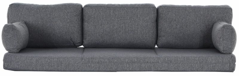 Notte taittopatjasarja 75x200 cm sis. selkä- ja sivutyynyt harmaa