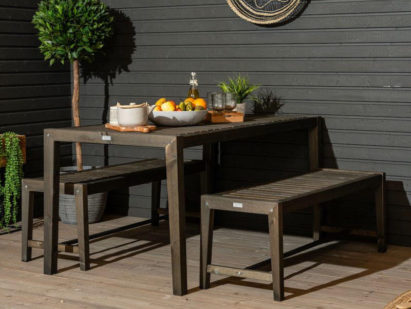 Reimann Laituri ruokapöytä 80x157 cm musta