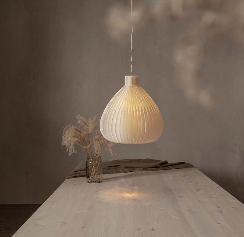 Star Trading Honeycomb paperivarjostin/paperikoriste 40 cm valkoinen