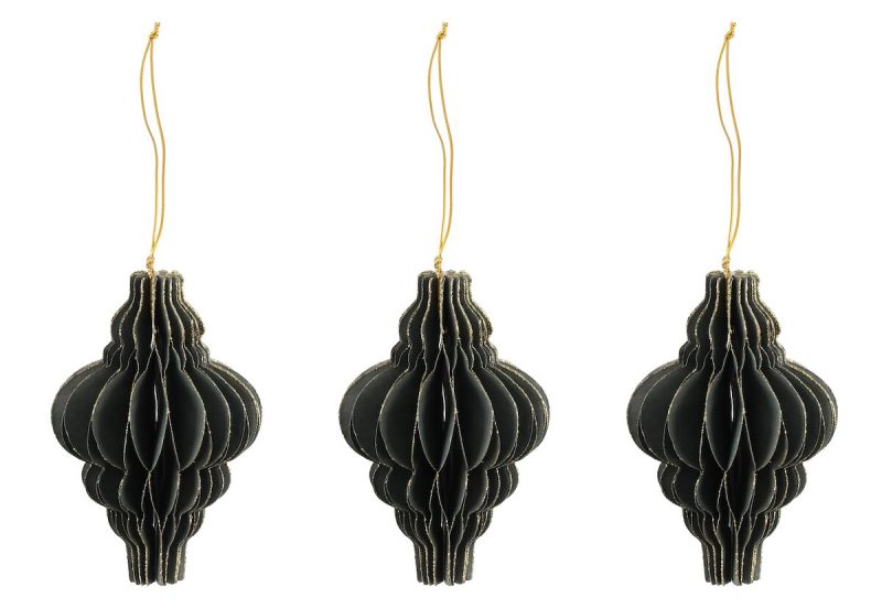 Timantti paperipallot 3kpl 10 cm vihreä