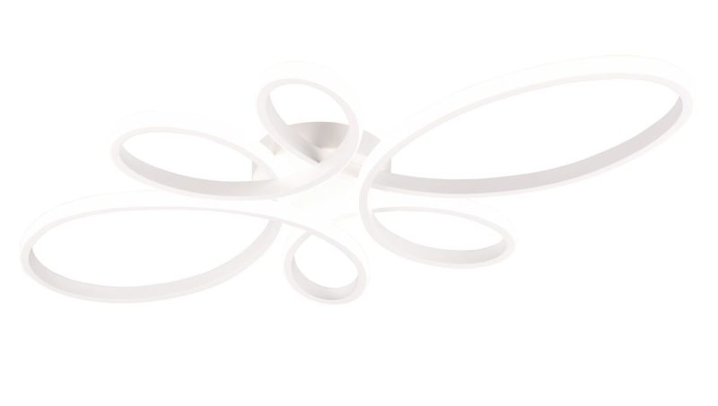 Trio Fly LED kattovalaisin 83 cm mattavalkoinen 4000K