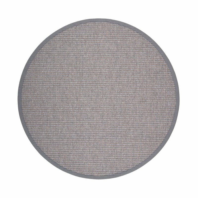 VM Carpet Tunturi matto 133 cm pyöreä 77 harmaa kantti 077 B