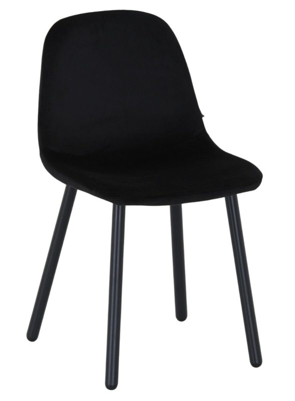 Cosy tuoli musta sametti G062-50