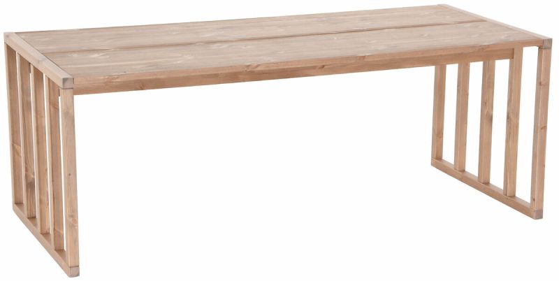 Kioto ruokapöytä 200x90 cm antiikkipetsattu