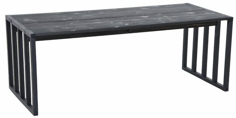 Kioto ruokapöytä 200x90 cm musta