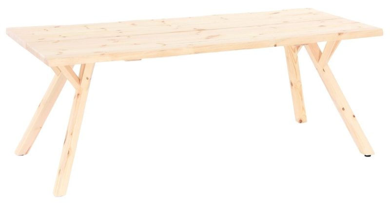 Lana lankkupöytä 200x88 cm puuvalmis