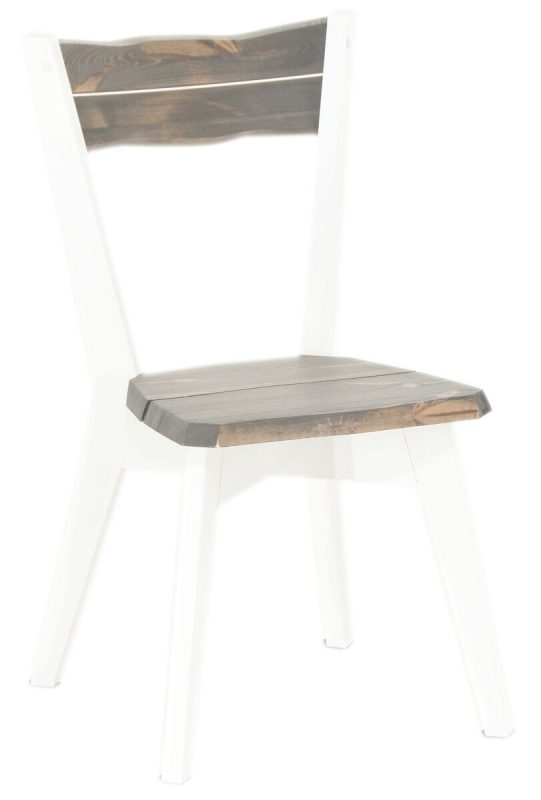 Lana tuoli valkoinen/savunharmaa