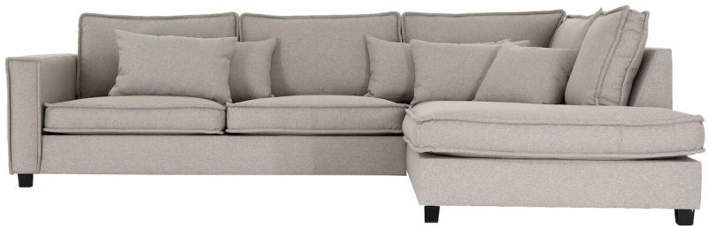 Löhö avokulmasohva oikea hiekka Solid 09