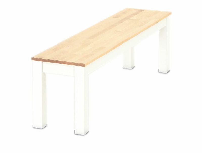 Moona penkki 152x35 koivu/valkoinen