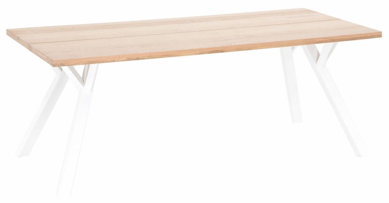 Tikli tammi lankkupöytä 195x90 cm lakattu tammi kansi