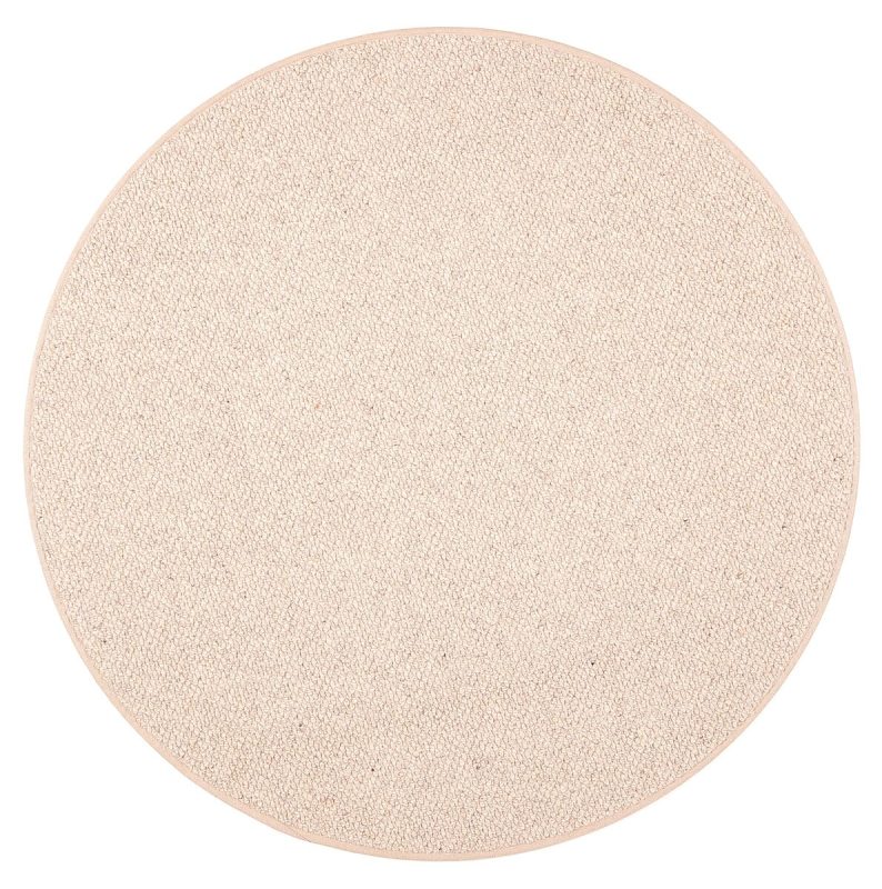 VM Carpet Hehku villamatto Ø133 cm greige 274 kantattu
