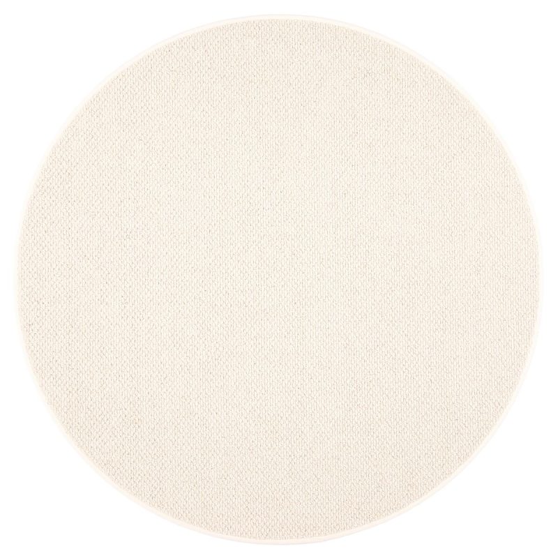 VM Carpet Hehku villamatto Ø133 cm valkoinen 69 kantattu