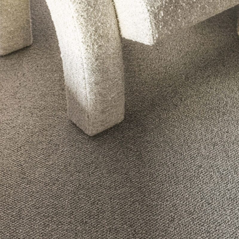 VM Carpet Hiillos villamatto Ø133 cm harmaa 740 kantattu