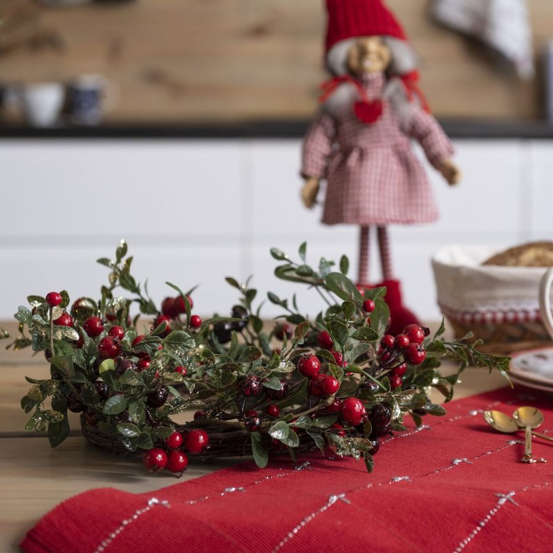 Winteria kranssi marjoilla Ø30 cm vihreä