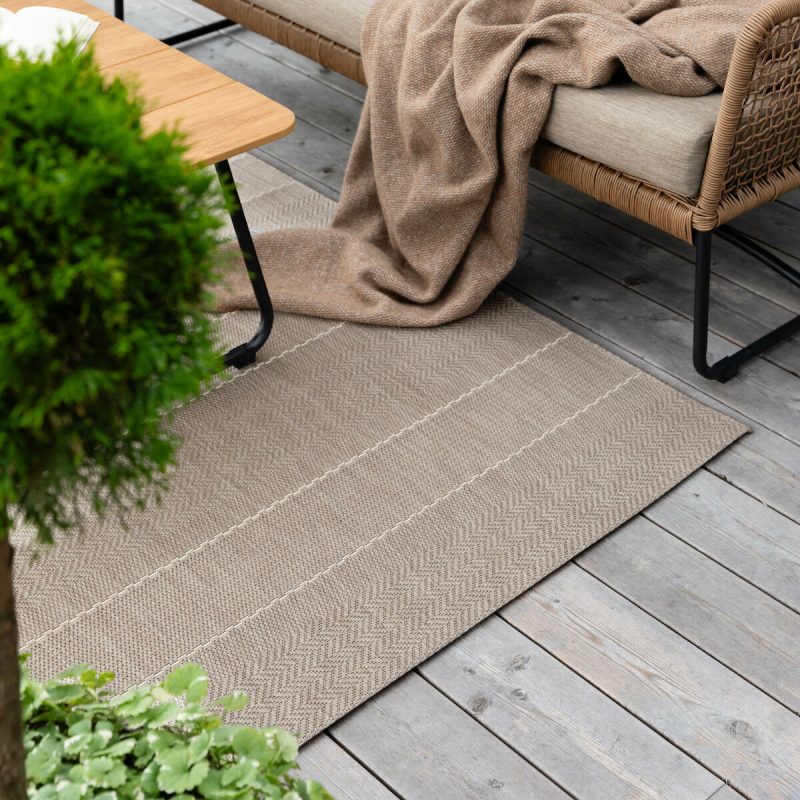 Arcadia matto sisä-/ulkokäyttöön 200x290 cm hiekka