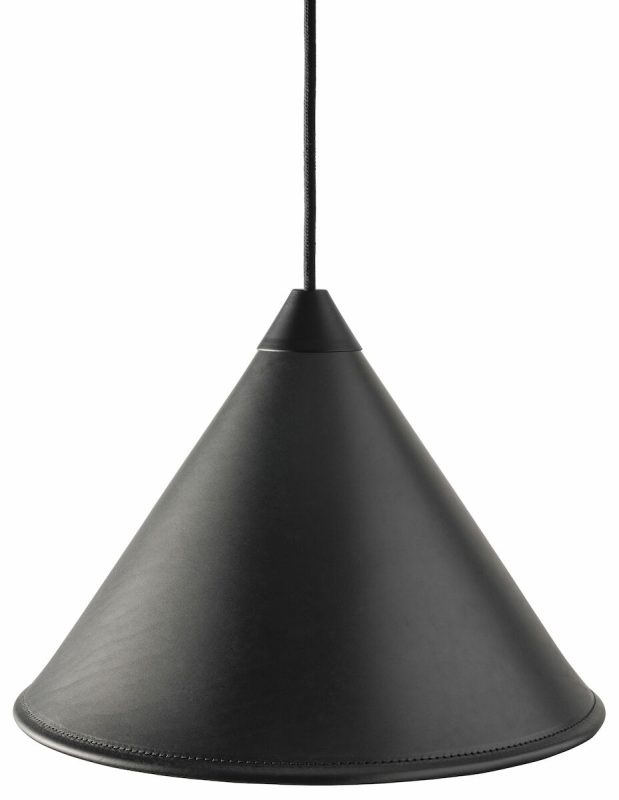 Cuero Design Namibia kattovalaisin musta 25 cm