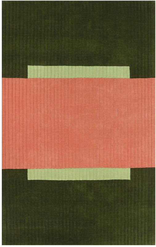 Finarte Jade villamatto 170x230 cm vihreä/pinkki