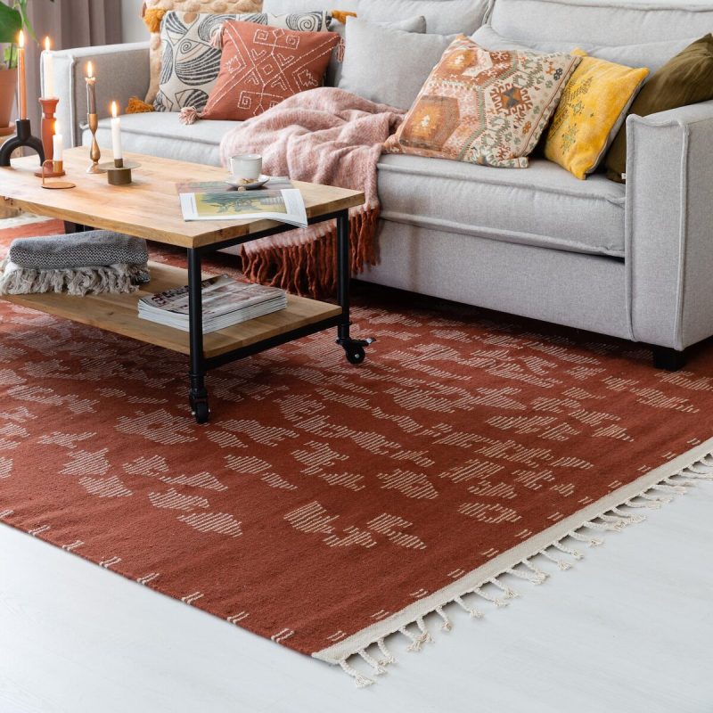 Finarte Saaristo matto terra/valkoinen 170x240 cm