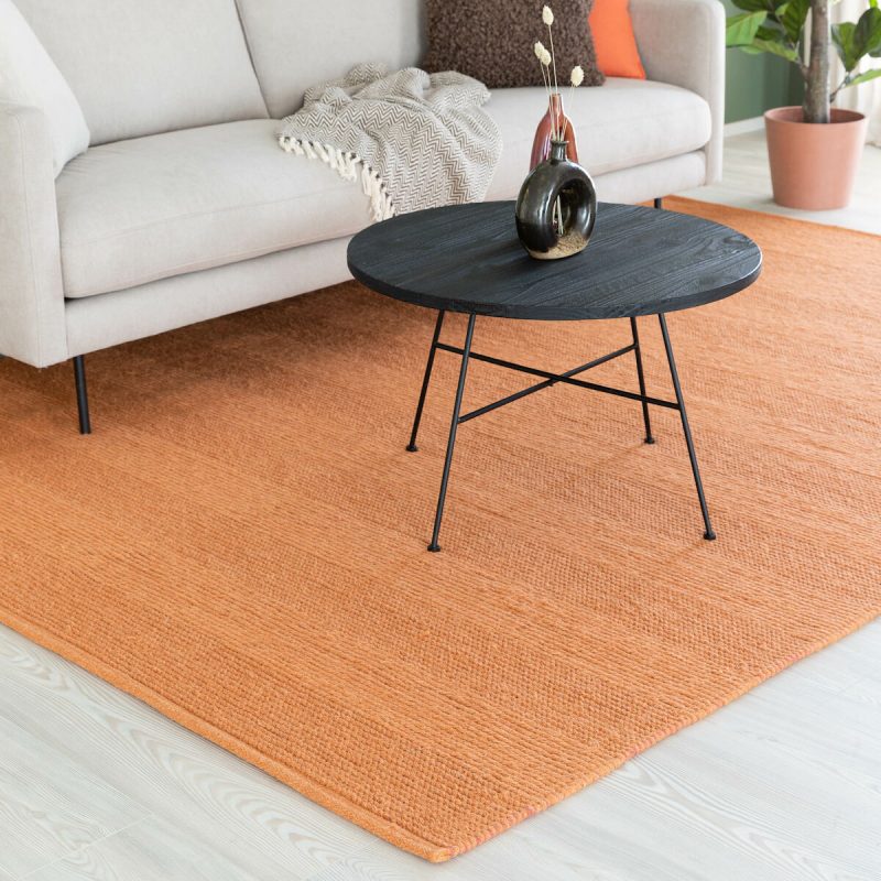 Haave villamatto 200x290 cm poltettu oranssi