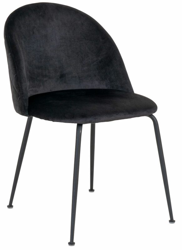 House Nordic Geneve samettituoli musta