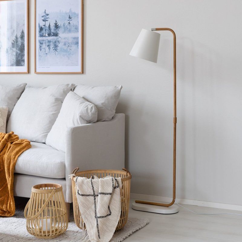 Lucide Cona lattiavalaisin valkoinen