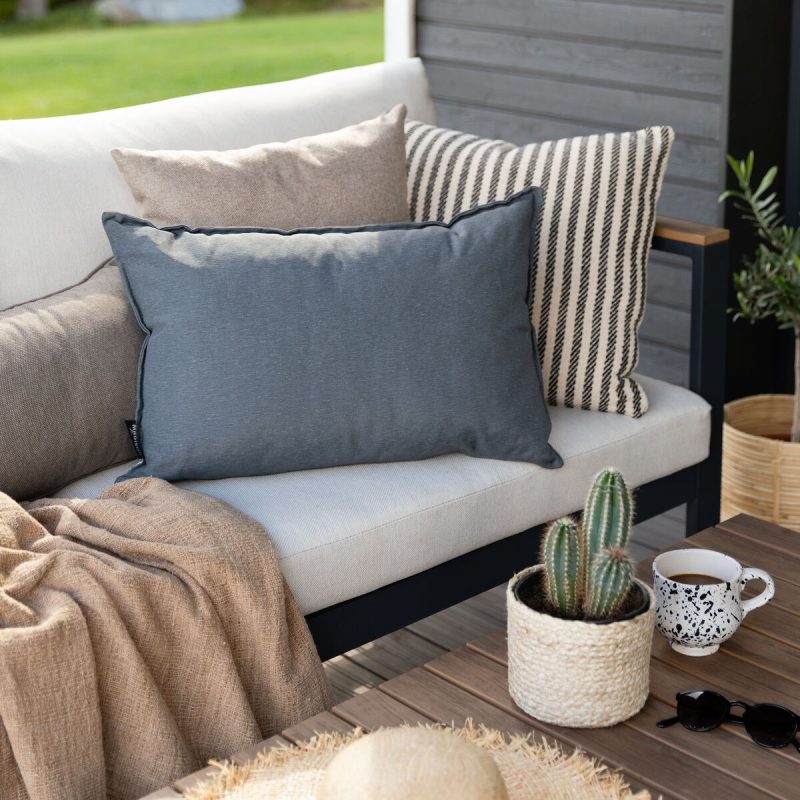 Madison ECO-line koristetyyny ulkokäyttöön 60x40cm harmaa