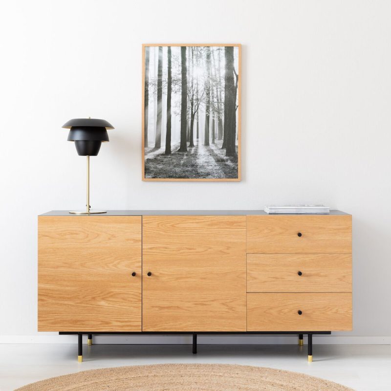 Moda senkki 150 musta/tammi